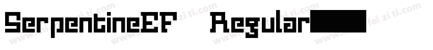 SerpentineEF Regular字体转换